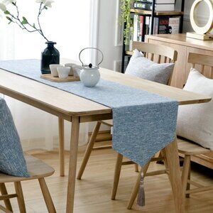 LIKE NEW Linen Table Runner